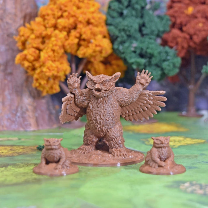 Dnd miniature Owlbear Miniature is 3D Printed for tabletop wargaming minis and dnd figures-Miniature-Fat Dragon Games- GriffonCo Shoppe