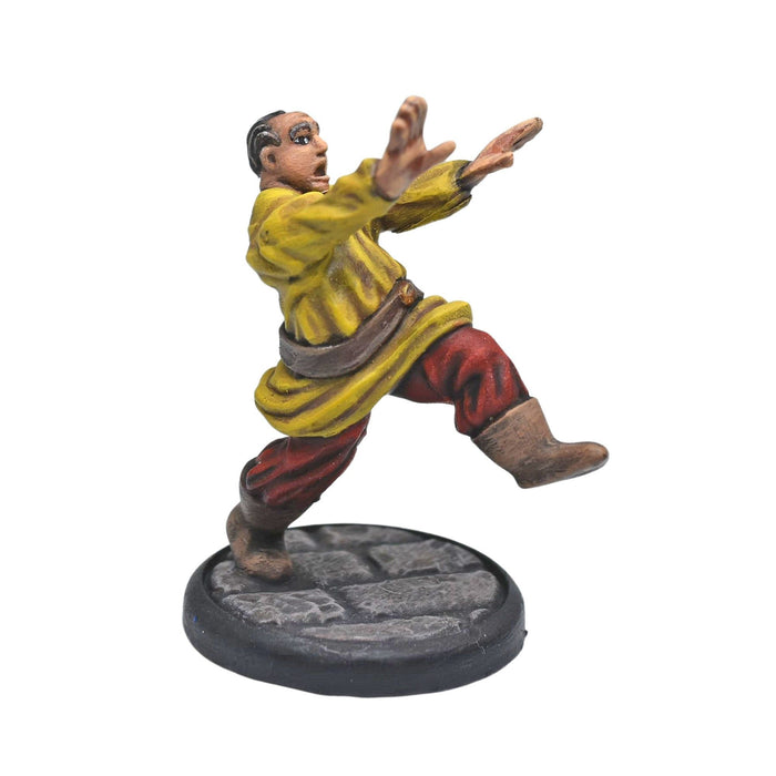 Dnd miniature Painted Panicked Peasant is 3D Printed for tabletop wargaming minis and dnd figures-Miniature-Valandar on Thingiverse- GriffonCo Shoppe