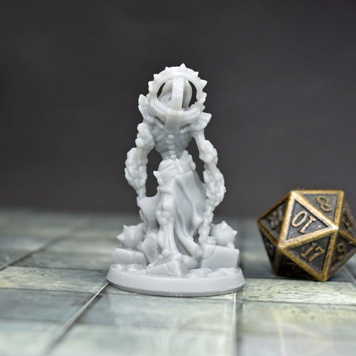Dnd miniature Skeleton Dual Chain Ball is 3D Printed for tabletop wargaming minis and dnd figures-Miniature-Arbiter- GriffonCo Shoppe