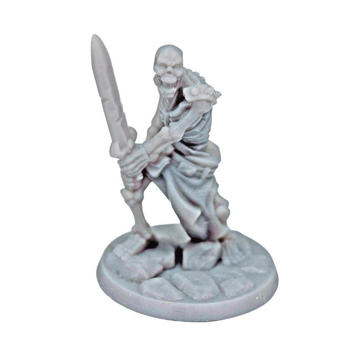 Dnd miniature Skeleton Two-Hand Sword is 3D Printed for tabletop wargaming minis and dnd figures-Miniature-Arbiter- GriffonCo Shoppe