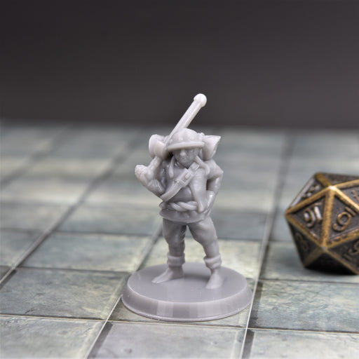Dnd miniature Squire is 3D Printed for tabletop wargaming minis and dnd figures-Miniature-Brite Minis- GriffonCo Shoppe