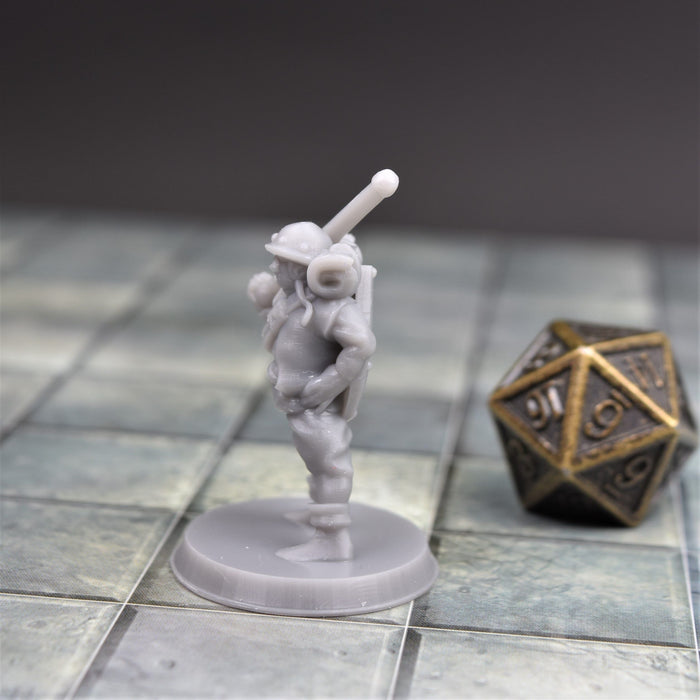 Dnd miniature Squire is 3D Printed for tabletop wargaming minis and dnd figures-Miniature-Brite Minis- GriffonCo Shoppe