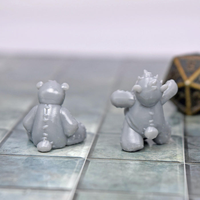 Dnd miniature Teddy Bear Mimic is 3D Printed for tabletop wargaming minis and dnd figures-Miniature-Korte- GriffonCo Shoppe