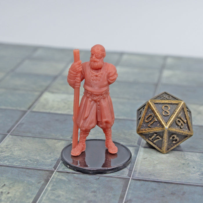 Dnd miniature The Veteran is 3D Printed for tabletop wargaming minis and dnd figures-Miniature-Vae Victis- GriffonCo Shoppe