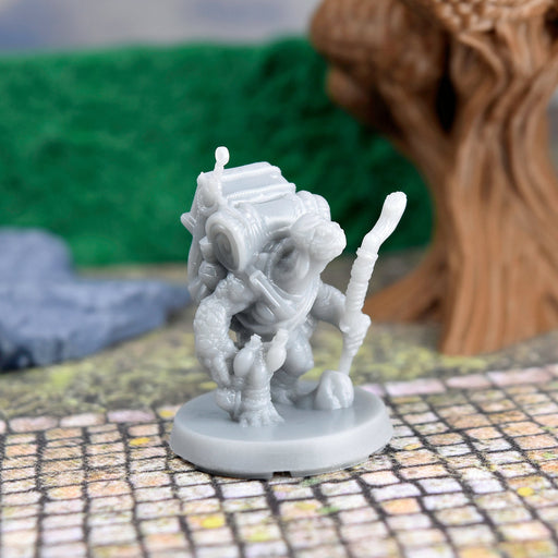 Dnd miniature Turtle Traveler is 3D Printed for tabletop wargaming minis and dnd figures-Miniature-EC3D- GriffonCo Shoppe