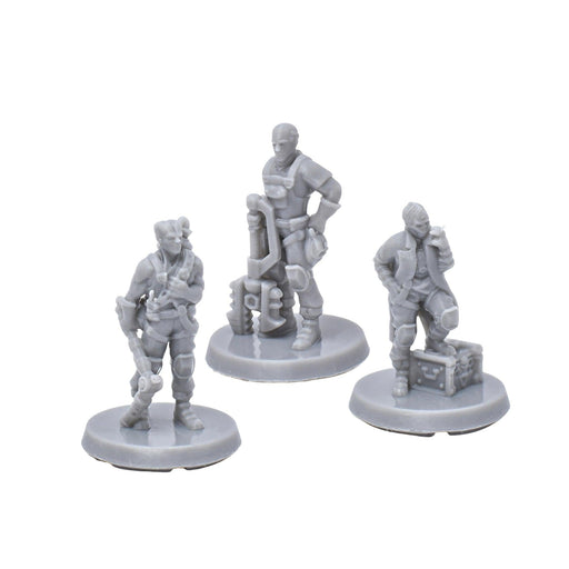 Dnd miniature set of Dock Workers 3D Printed unpainted figures for tabletop wargaming-Miniature-EC3D- GriffonCo Shoppe