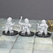 Dnd miniature set of Female Halfling Archers 3D Printed unpainted figures for tabletop wargaming-Miniature-Duncan Shadow- GriffonCo Shoppe