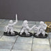 Dnd miniature set of Female Halfling Fighters 3D Printed unpainted figures for tabletop wargaming-Miniature-Duncan Shadow- GriffonCo Shoppe