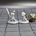 Dnd miniature set of Fuzzy Alien Warriors 3D Printed unpainted figures for tabletop wargaming-Miniature-EC3D- GriffonCo Shoppe