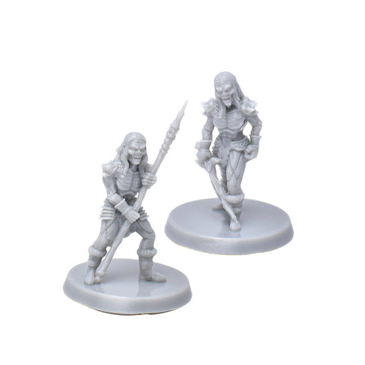 Dnd miniature set of Ice Wight Zombies 3D Printed unpainted figures for tabletop wargaming-Miniature-EC3D- GriffonCo Shoppe