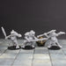 Dnd miniature set of Koa Fishfolk with Spears 3D Printed unpainted figures for tabletop wargaming-Miniature-Duncan Shadow- GriffonCo Shoppe
