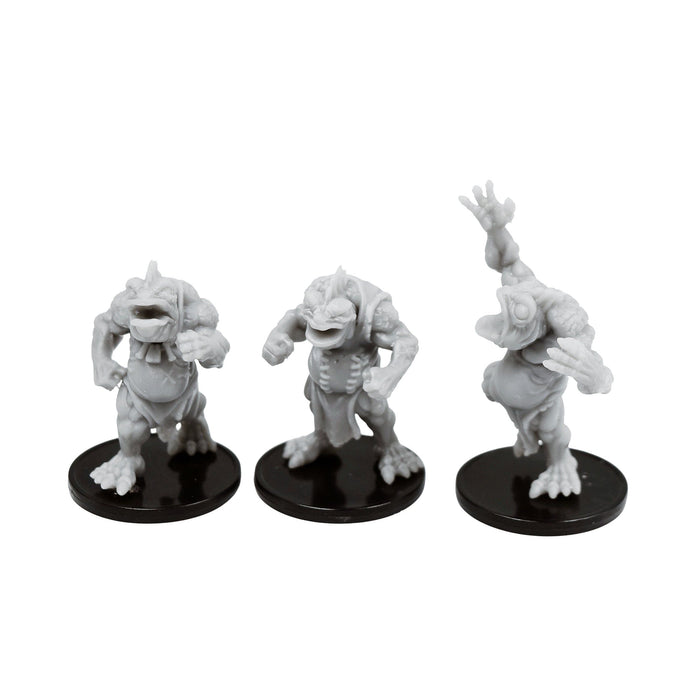 Dnd miniature set of Koa Fishfolks 3D Printed unpainted figures for tabletop wargaming-Miniature-Duncan Shadow- GriffonCo Shoppe
