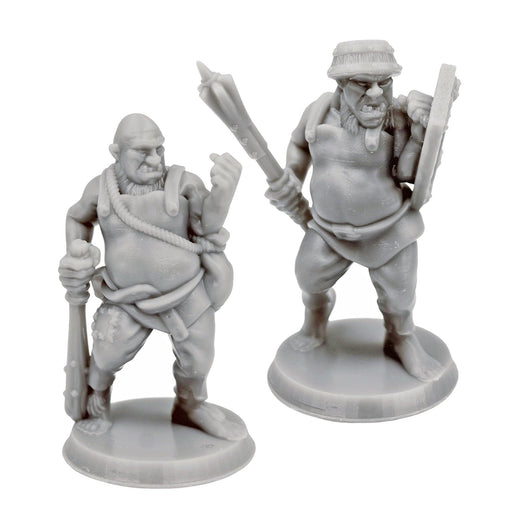 Dnd miniature set of Ogres 3D Printed unpainted figures for tabletop wargaming-Miniature-Brite Minis- GriffonCo Shoppe
