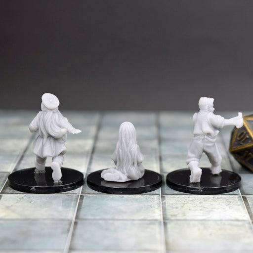 Dnd miniature set of Older Children 3D Printed unpainted figures for tabletop wargaming-Miniature-Vae Victis- GriffonCo Shoppe