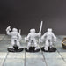 Dnd miniature set of Owlfolk Swordsman 3D Printed unpainted figures for tabletop wargaming-Miniature-Duncan Shadow- GriffonCo Shoppe