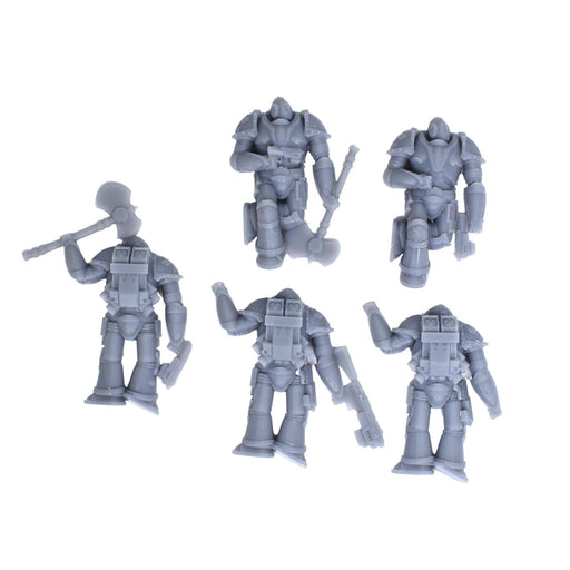 Dnd miniature set of Sci-Fi Dead Space Soldiers 3D Printed unpainted figures for tabletop wargaming-Miniature-Goaty's 3d Emporium- GriffonCo Shoppe