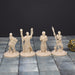 Dnd miniature set of Skeletons Warband Leaders 3D Printed unpainted figures for tabletop wargaming-Miniature-Fat Dragon Games- GriffonCo Shoppe