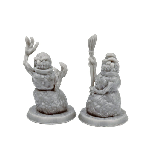 Dnd miniature set of Snowman 3D Printed unpainted figures for tabletop wargaming-Miniature-Brite Minis- GriffonCo Shoppe