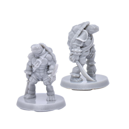 Dnd miniature set of Tortle Sailors 3D Printed unpainted figures for tabletop wargaming-Miniature-EC3D- GriffonCo Shoppe