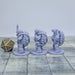 Dnd miniature set of Turdles 3D Printed unpainted figures for tabletop wargaming-Miniature-Fat Dragon Games- GriffonCo Shoppe