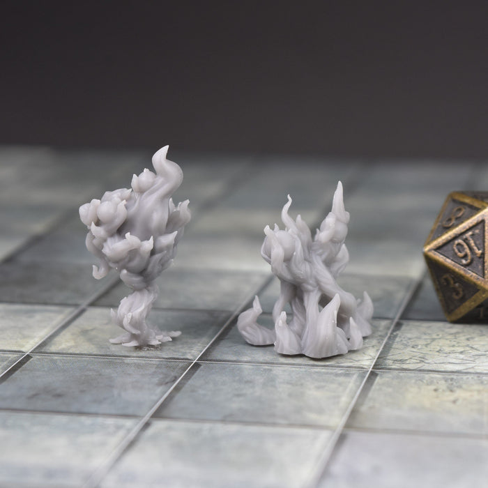 Dnd miniature set of Willowisps 3D Printed unpainted figures for tabletop wargaming-Miniature-Lost Adventures- GriffonCo Shoppe
