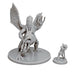 Dnd miniatures set of Alice and Jabberwocky unpainted minis for tabletop wargaming-Miniature-Brite Minis- GriffonCo Shoppe