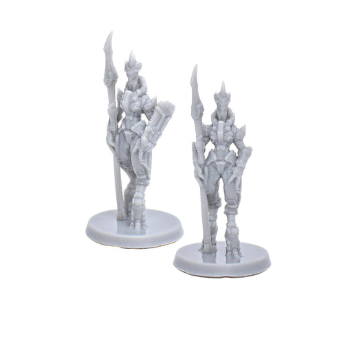 Dnd miniatures set of Alien Guards unpainted minis for tabletop wargaming-Miniature-EC3D- GriffonCo Shoppe
