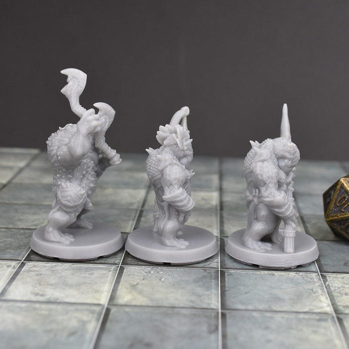 Dnd miniatures set of Bullywugs unpainted minis for tabletop wargaming-Miniature-EC3D- GriffonCo Shoppe