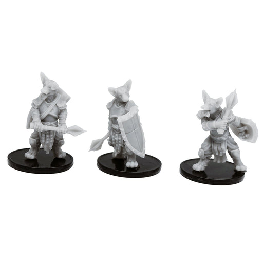 Dnd miniatures set of Corgi Fighter with Shields unpainted minis for tabletop wargaming-Miniature-Duncan Shadow- GriffonCo Shoppe