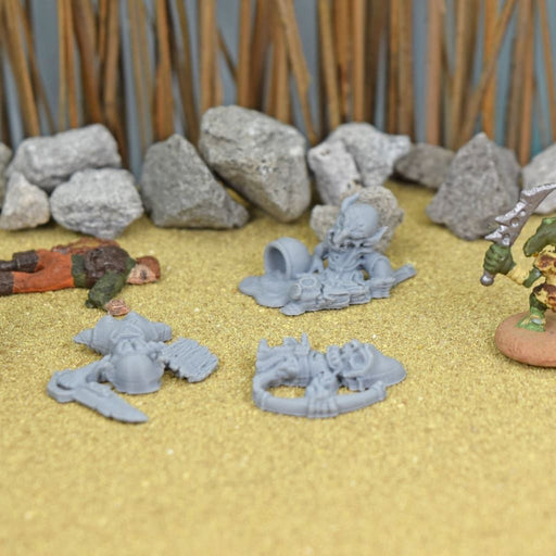Dnd miniatures set of Dead Goblins unpainted minis for tabletop wargaming-Miniature-Duncan Shadow- GriffonCo Shoppe