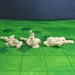 Dnd miniatures set of Dead Orcs 3D Printed unpainted figures for tabletop wargaming-Miniature-Duncan Shadow- GriffonCo Shoppe