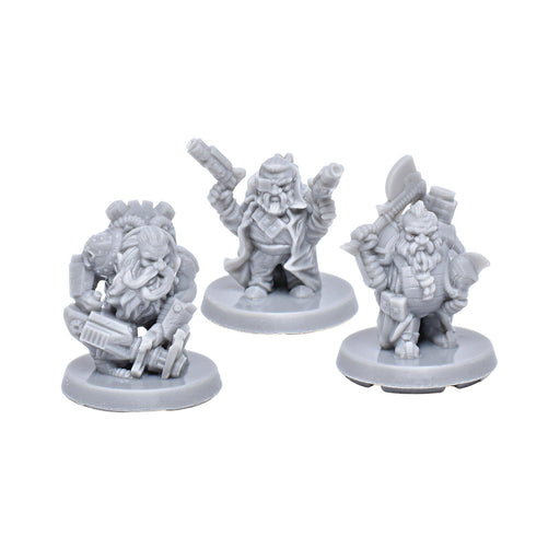 Dnd miniatures set of Dwarf Heavy Gunners 3D Printed unpainted figures for tabletop wargaming-Miniature-EC3D- GriffonCo Shoppe