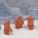 Dnd miniatures set of Dwarven Mining Company 3D Printed unpainted figures for tabletop wargaming-Miniature-Duncan Shadow- GriffonCo Shoppe