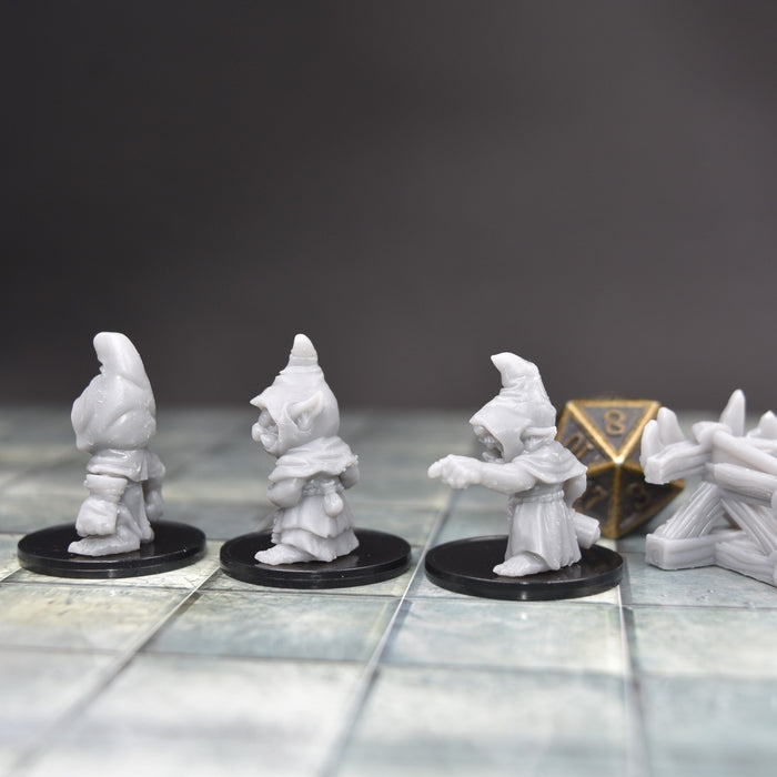 Dnd miniatures set of Goblin Ballista Crew unpainted minis for tabletop wargaming-Miniature-Duncan Shadow- GriffonCo Shoppe