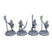 Dnd miniatures set of Helmeted Skeletons unpainted minis for tabletop wargaming-Miniature-Brite Minis- GriffonCo Shoppe