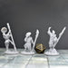 Dnd miniatures set of Human Monks unpainted minis for tabletop wargaming-Miniature-Arbiter- GriffonCo Shoppe