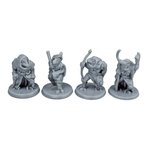Dnd miniatures set of Kenkus unpainted minis for tabletop wargaming-Miniature-Brite Minis- GriffonCo Shoppe