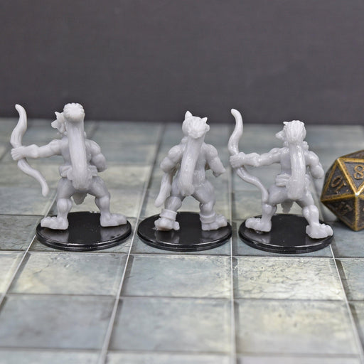 Dnd miniatures set of Lemur Archers unpainted minis for tabletop wargaming-Miniature-Duncan Shadow- GriffonCo Shoppe