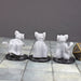 Dnd miniatures set of Mouse Plague Doctors unpainted minis for tabletop wargaming-Miniature-Duncan Shadow- GriffonCo Shoppe