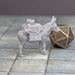Dnd miniatures set of Mules unpainted minis for tabletop wargaming-Miniature-Black Scroll Games- GriffonCo Shoppe