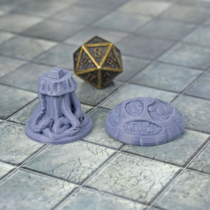 Dnd miniatures set of Mushroom Sentries unpainted minis for tabletop wargaming-Miniature-EC3D- GriffonCo Shoppe