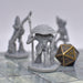 Dnd miniatures set of Myconids 3D Printed unpainted figures for tabletop wargaming-Miniature-EC3D- GriffonCo Shoppe