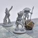 Dnd miniatures set of Myconids 3D Printed unpainted figures for tabletop wargaming-Miniature-EC3D- GriffonCo Shoppe