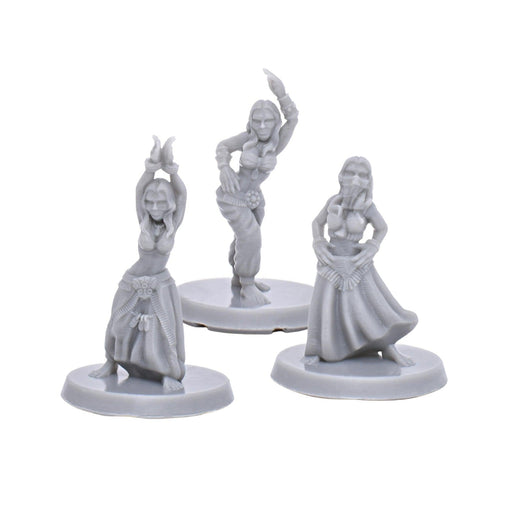 Dnd miniatures set of Persian Dancers unpainted minis for tabletop wargaming-Miniature-EC3D- GriffonCo Shoppe