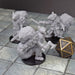 Dnd miniatures set of Scurryni Fighters unpainted minis for tabletop wargaming-Miniature-Duncan Shadow- GriffonCo Shoppe