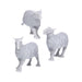 Dnd miniatures set of Sheep unpainted minis for tabletop wargaming-Miniature-Duncan Shadow- GriffonCo Shoppe