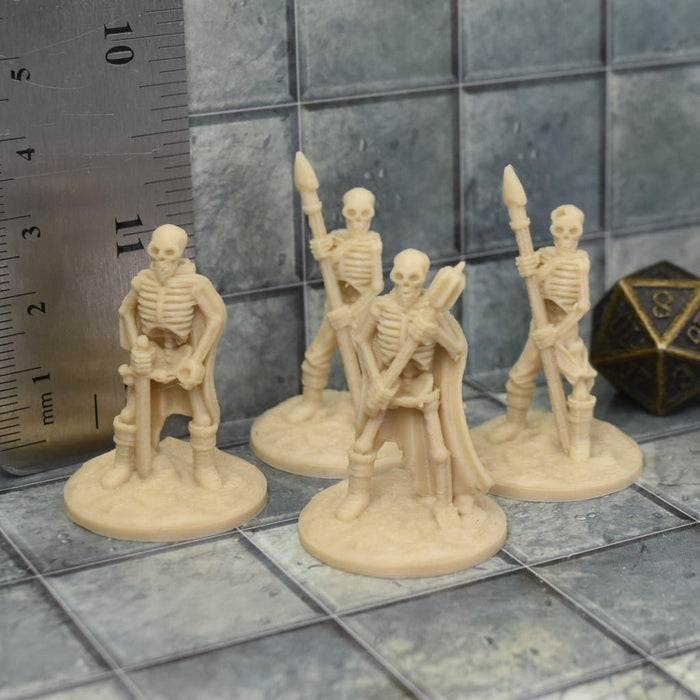 Dnd miniatures set of Skeletons - Set 1 unpainted minis for tabletop wargaming-Miniature-Fat Dragon Games- GriffonCo Shoppe