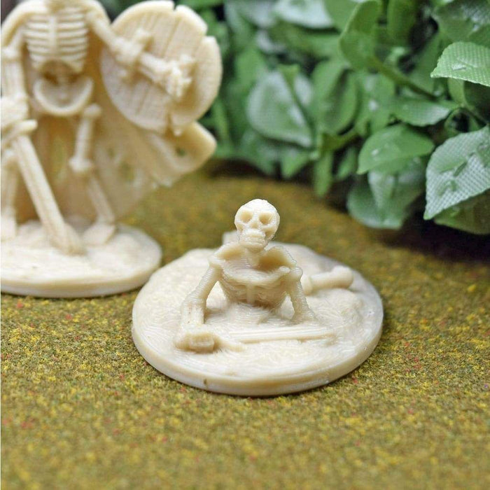 Dnd miniatures set of Skeletons - Set 3 unpainted minis for tabletop wargaming-Miniature-Fat Dragon Games- GriffonCo Shoppe