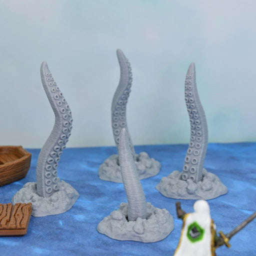 Dnd miniatures set of Tentacles unpainted minis for tabletop wargaming-Miniature-Fat Dragon Games- GriffonCo Shoppe