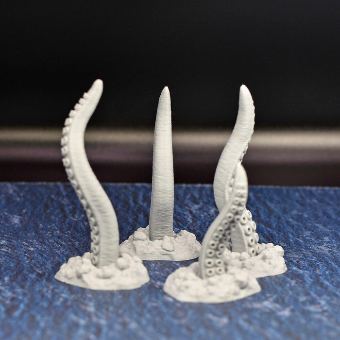 Dnd miniatures set of Tentacles unpainted minis for tabletop wargaming-Miniature-Fat Dragon Games- GriffonCo Shoppe